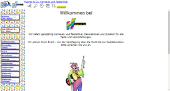 Desktop Screenshot of huebner-co.de